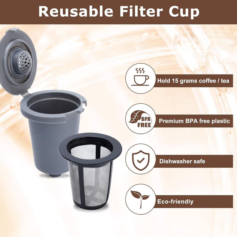 Cuisinart Coffee Maker Reusable Filter Cup Replacement Parts - 2 Pack