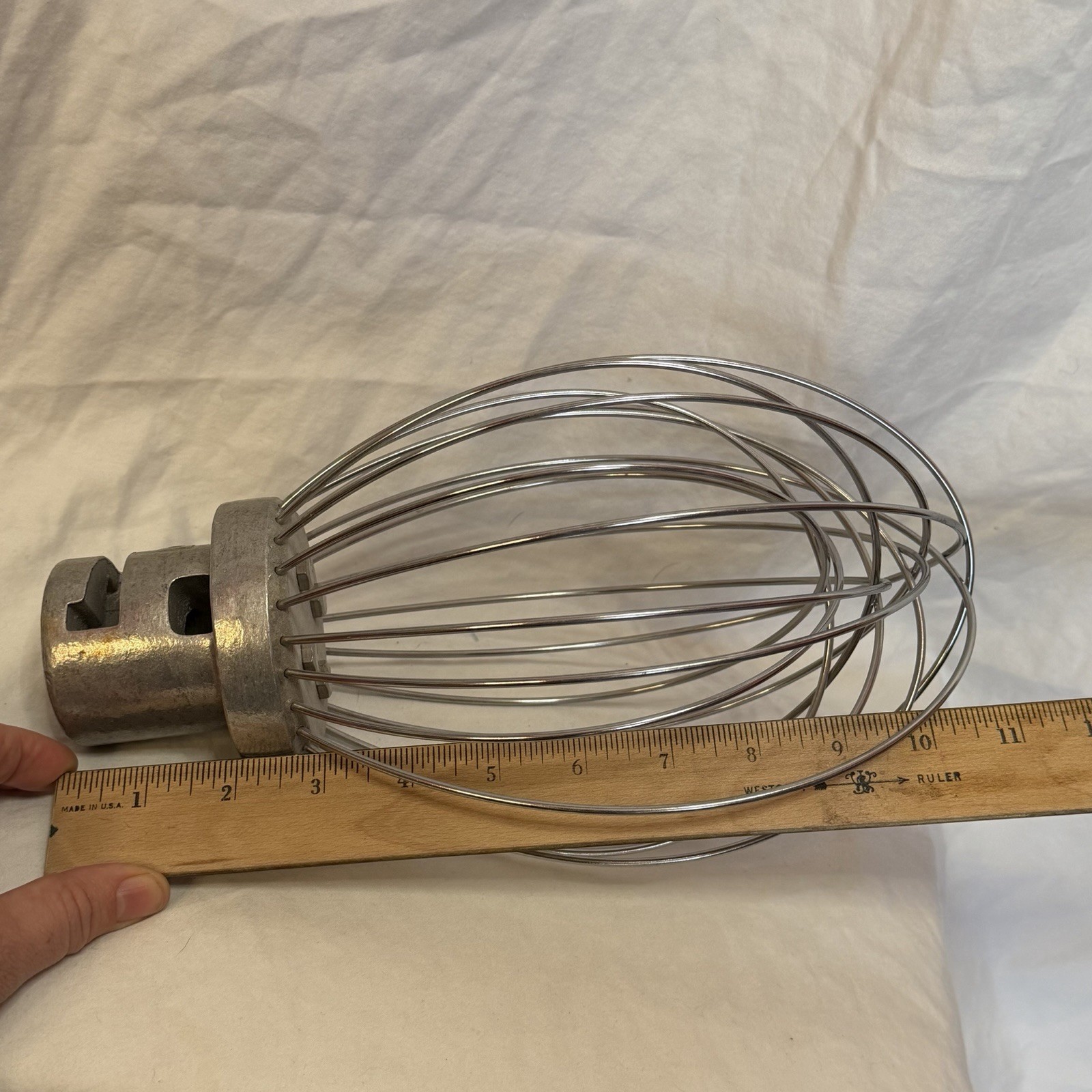 COMMERCIAL MIXER WIRE WHIP WHISK INDUSTRIAL ATTACHMENT 11” Unbranded 30qt