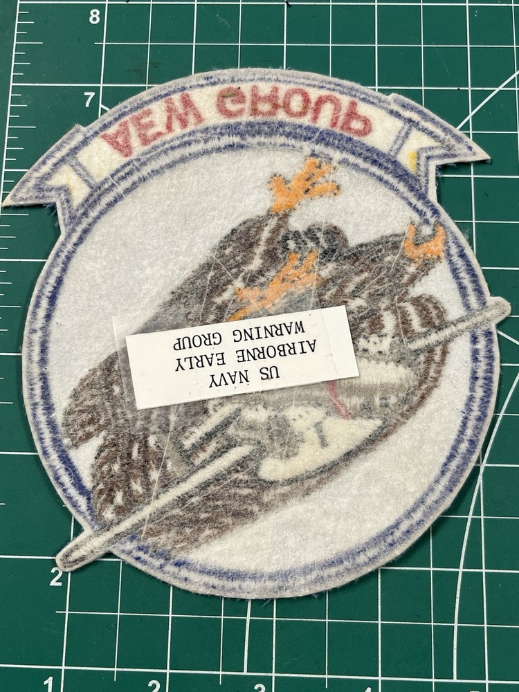 USN US Navy Airborne Early Warning Group Patch