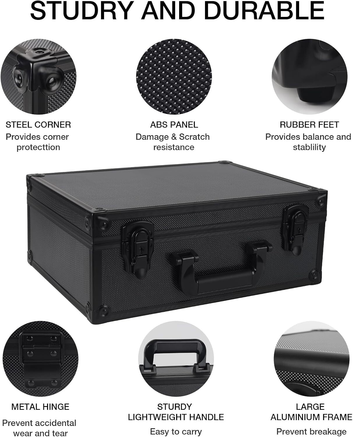 New Toploader Hard Case For 3" x 4" 35pt Sports Cards Storage Boxes Holds 600+