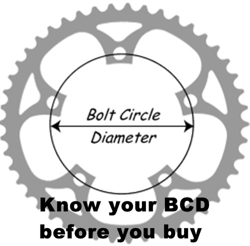 MOJO Fixed Gear Chainring 52T - 144 BCD Track Fixie single speed 1/8" - BLACK