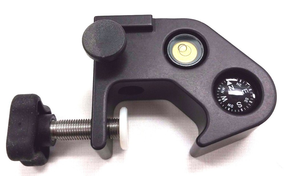 SECO GPS Pole Clamp Bracket Data Collector Quick Release Vial Compass 5198-056