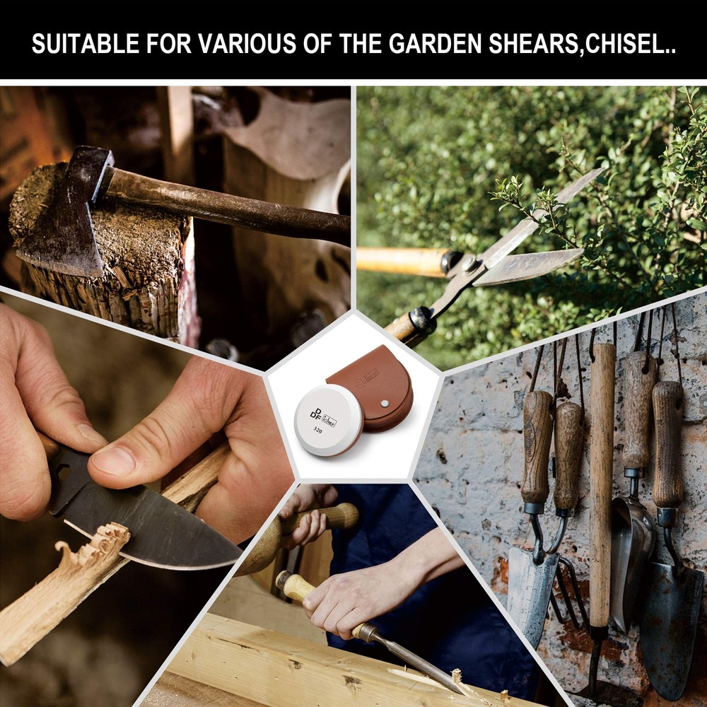 Axe Hatchet Sharpening Stone 180/320 Grit Professional Whetstone & Sharpener