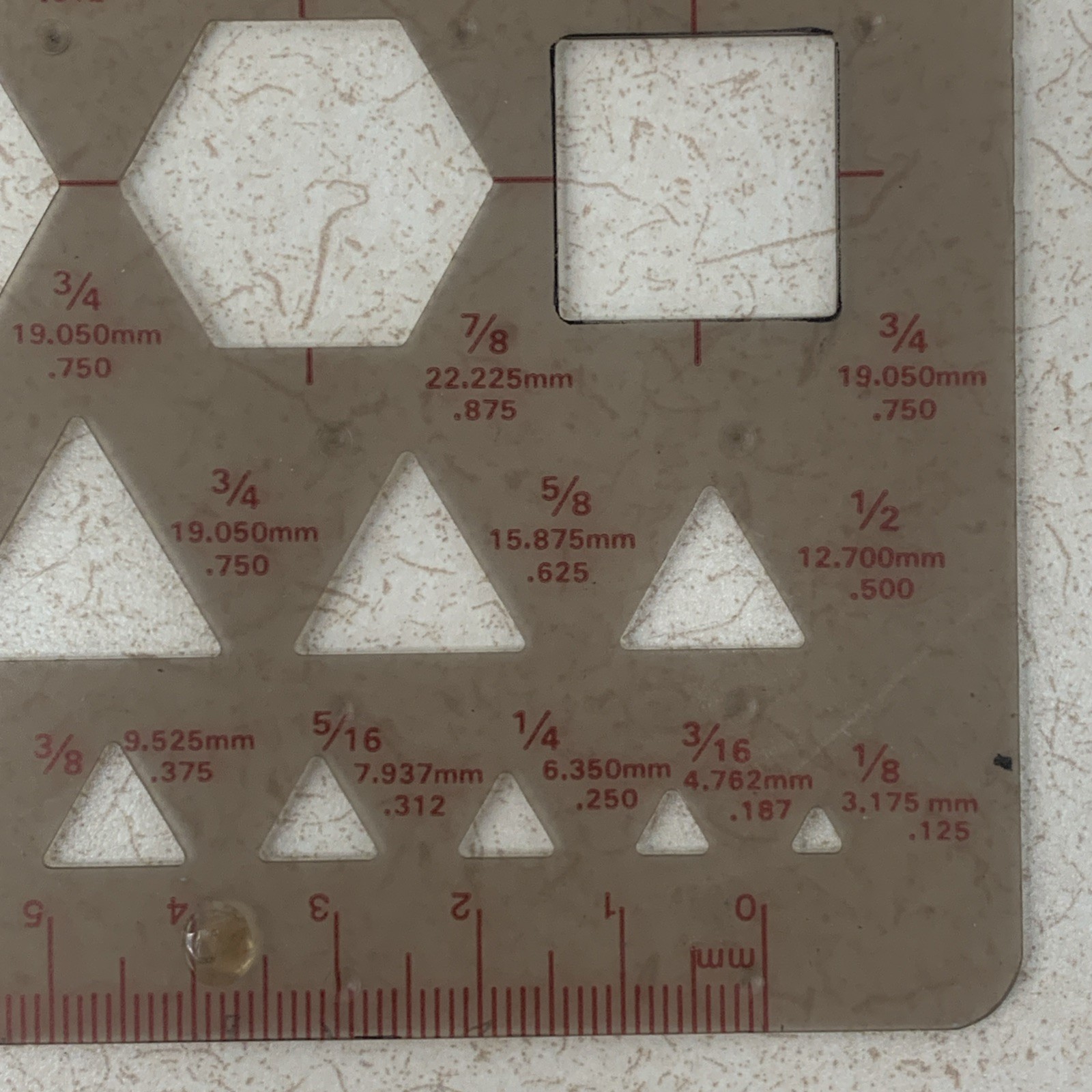 Vintage Pickett Combination Ellipse Master Template 1269 & 1033i General Purpose