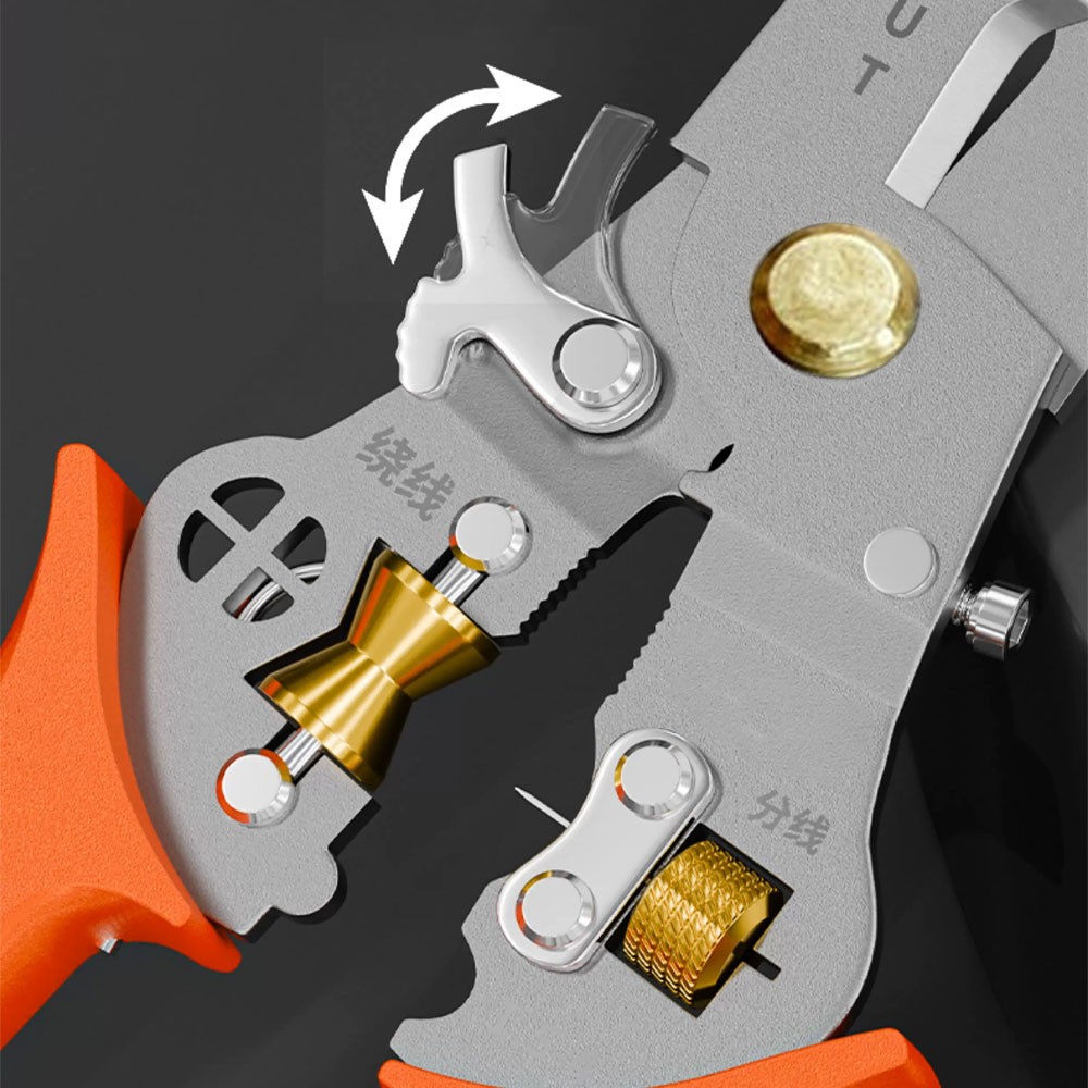 Ultimate 10in1 Wire Stripper: Precision Stainless Steel Multi-Tool for CuttingCW