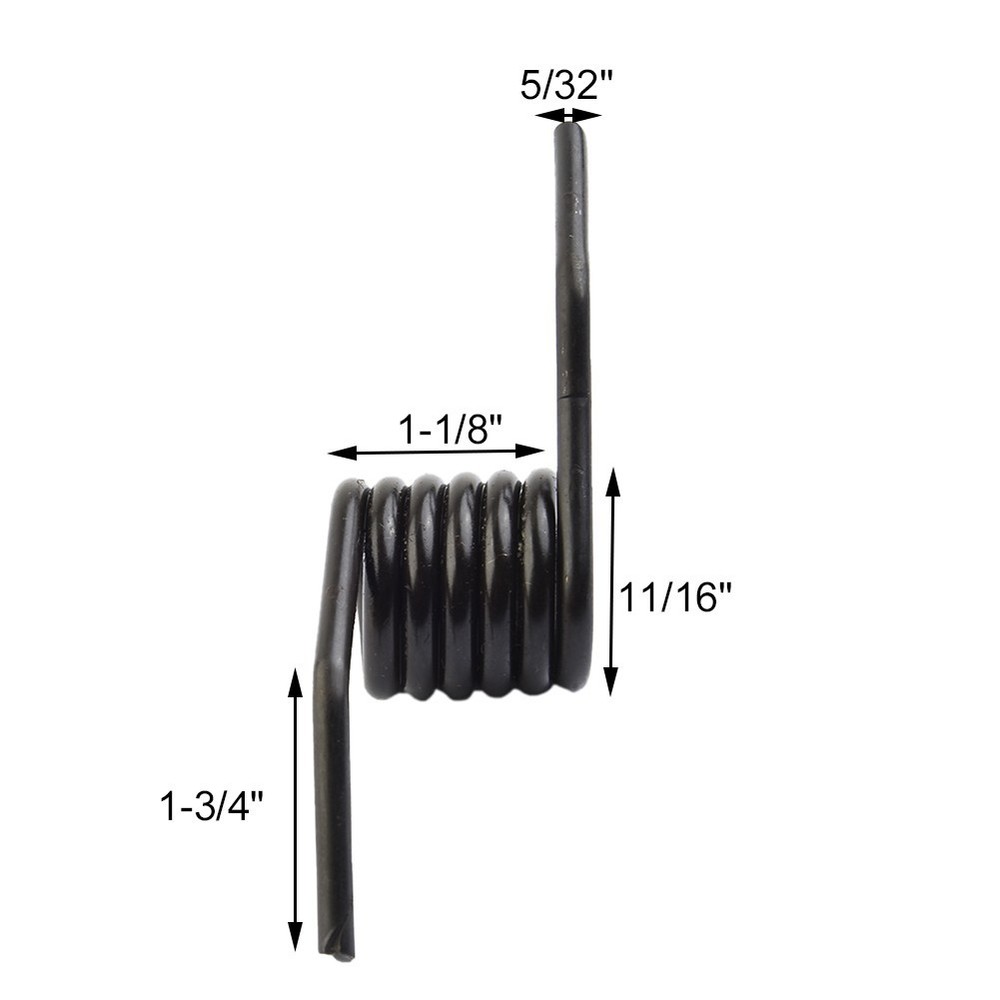 Torsion Handle Return Spring Fits 3-Ton Floor Hydraulic Spring Black Replacement