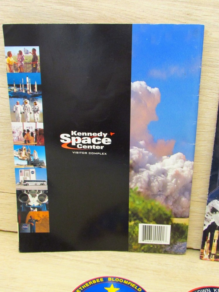 Kennedy space centre vistors guide book,leaflet and stickers bundle