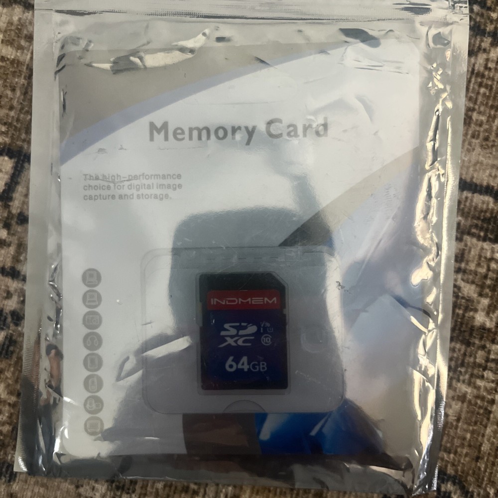 INDMEM 64GB SDXC Memory Card High Performance