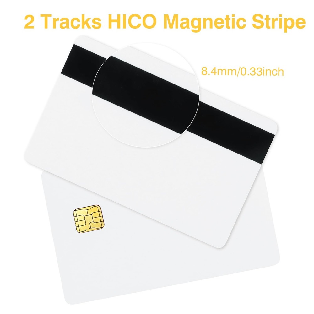 3 PACK J2a040 Chip Java Jcop Cards Unfused Java Smart Card with 2 Track, 8.4mm