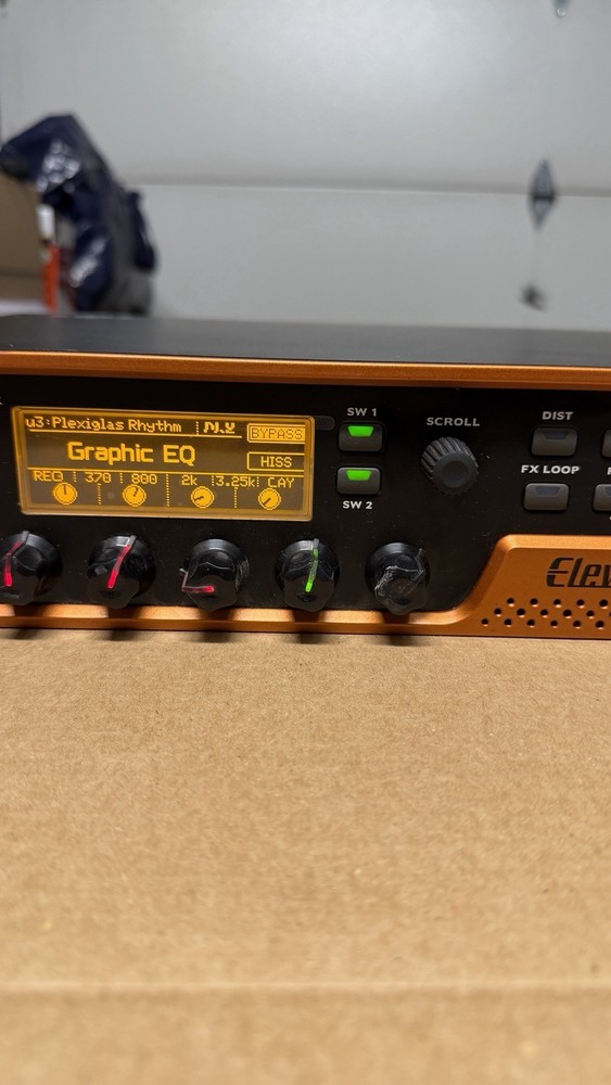 Avid Eleven Rack Guitar Amp Modeler Audio Interface Tested Working
