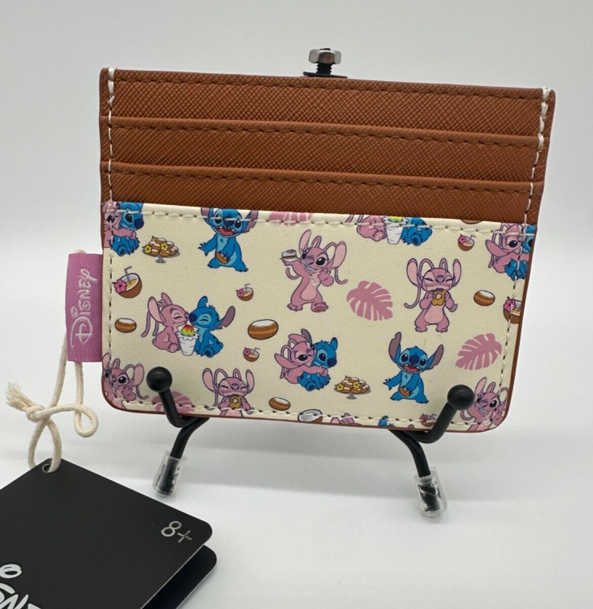 Loungefly Disney Lilo & Stitch Angel & Stitch Snacks Cardholder NEW