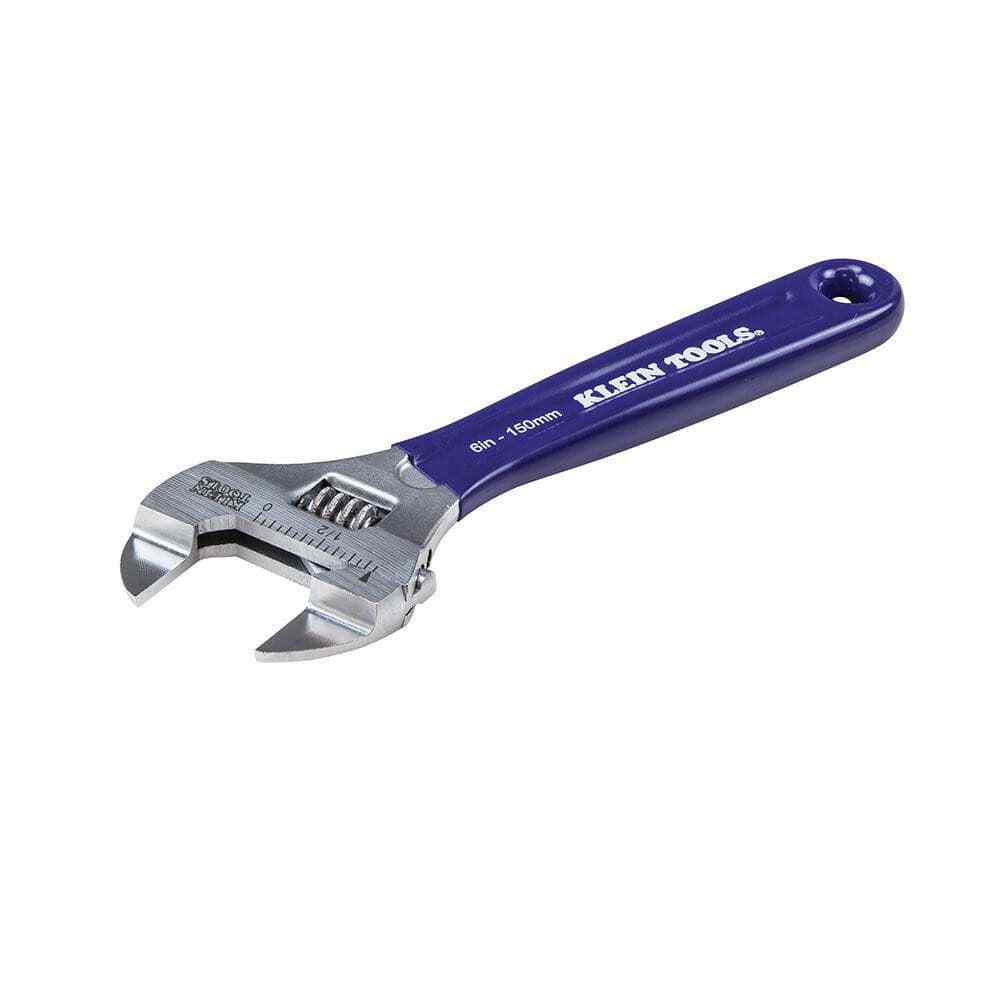 Klein Tools D86934 Adjustable Wrench: Chrome-Plated