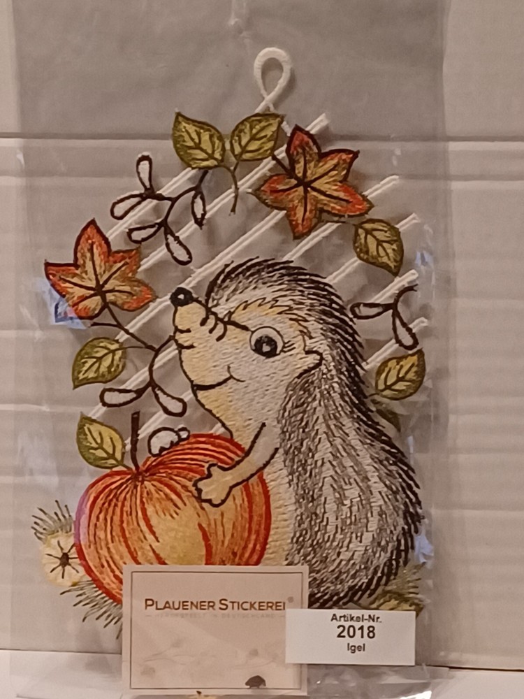 German Hedge Hog Window Picture