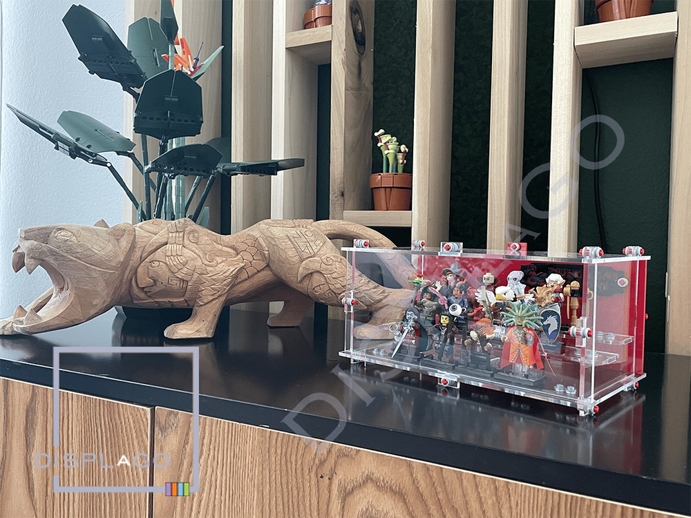 Display Case for LEGO® Series 1-22 Minifigures. For 18 Minifigures. Stackable.