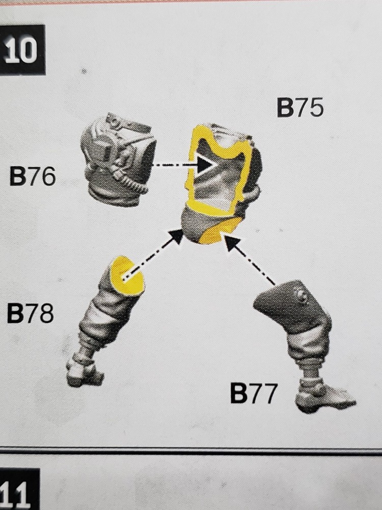 40k Adeptus Mechanicus Bits Battleclade Servitor Bionic Torso Legs x3 Set