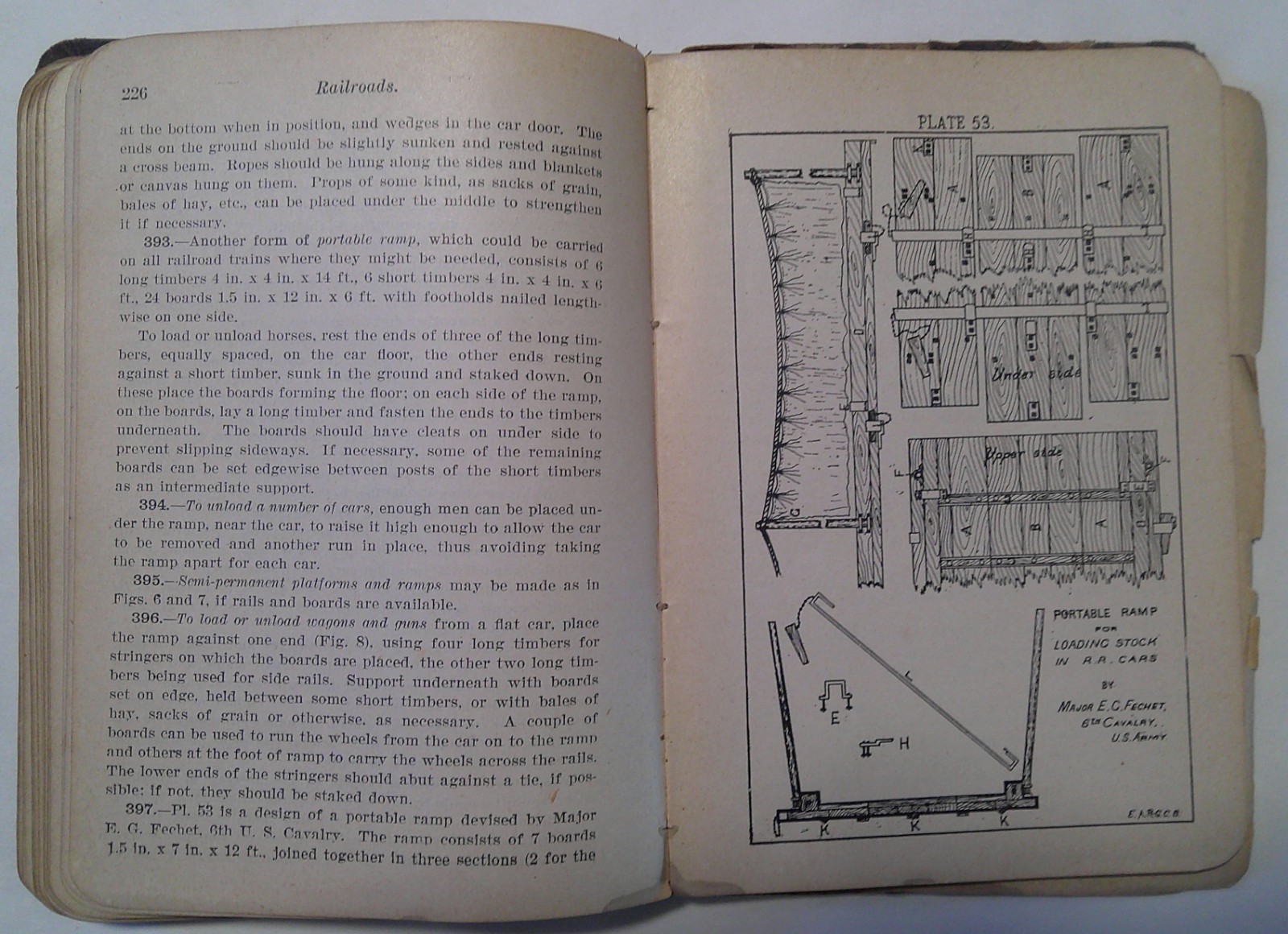 1897 MILITARY FIELD ENGINEERING United States Infantry ANTIQUE Book 3rd Ed.