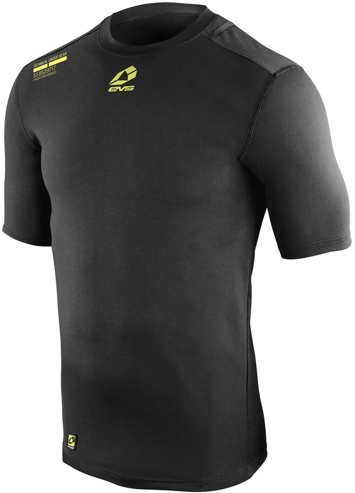 EVS Tug Mens Short Sleeve Baselayer Shirt Black
