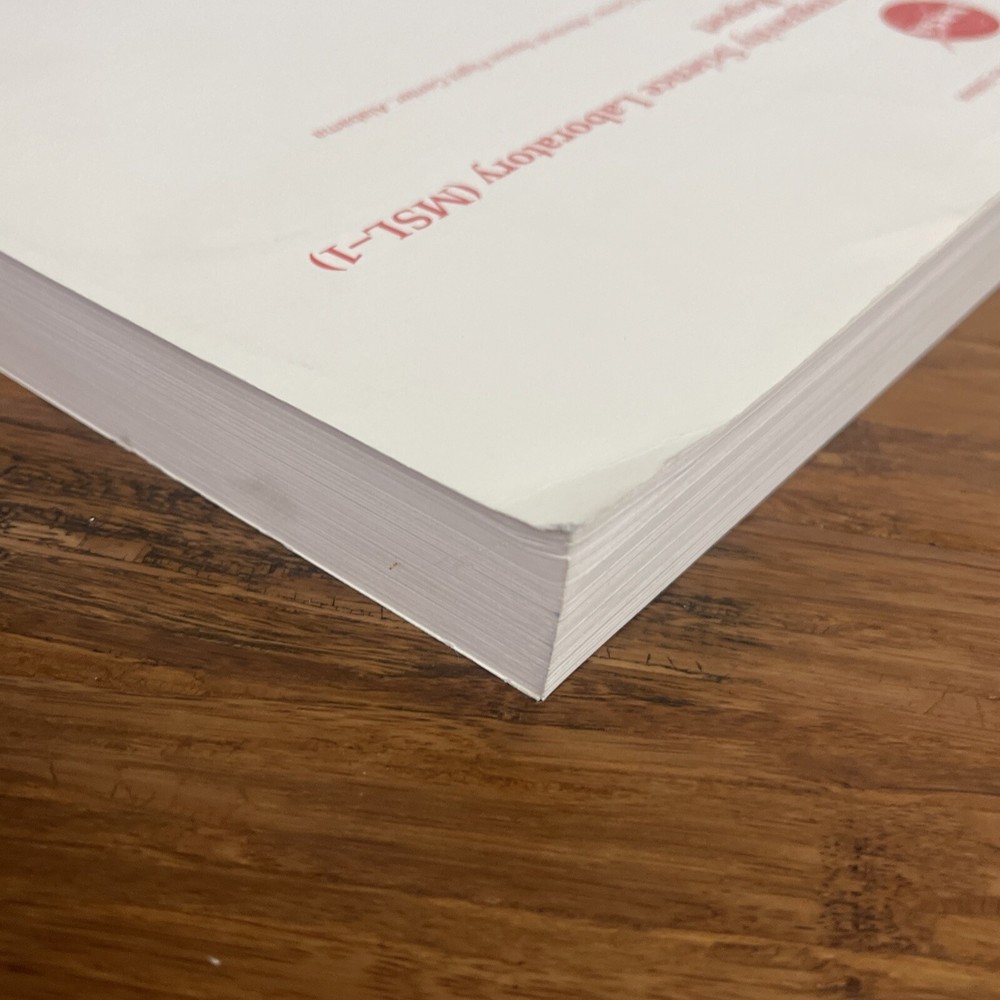 NASA Engineer Owned Technical Manual Microgravity Science Laboratory 1998 Report