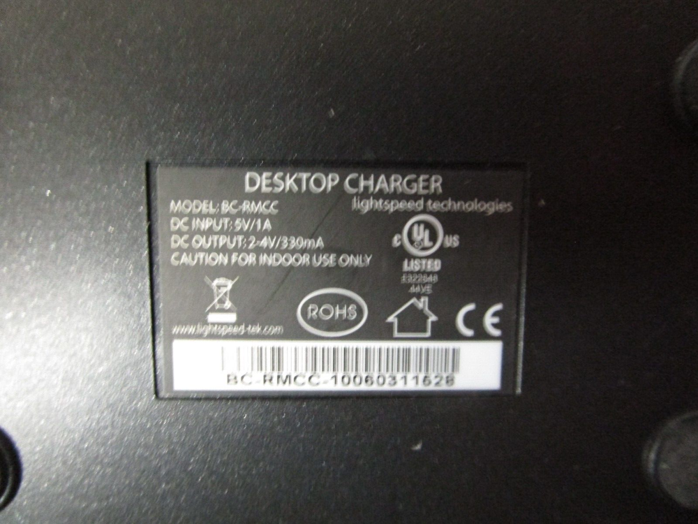 RedMike Lightspeed Technologies Mike, Desktop Charger, and AC Adapter