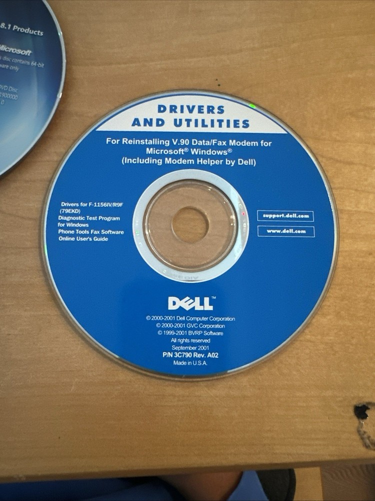 Dell V.90 Data/Fax Modem For Microsoft Windows Including Modem Helper By Dell