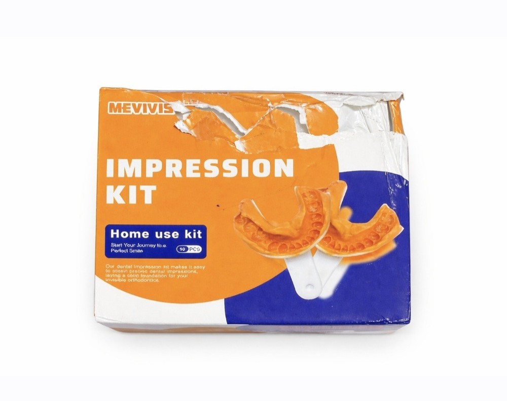 🦷 ⭐ Dental Impression Kit for Custom Retainers Upper & Lower Set