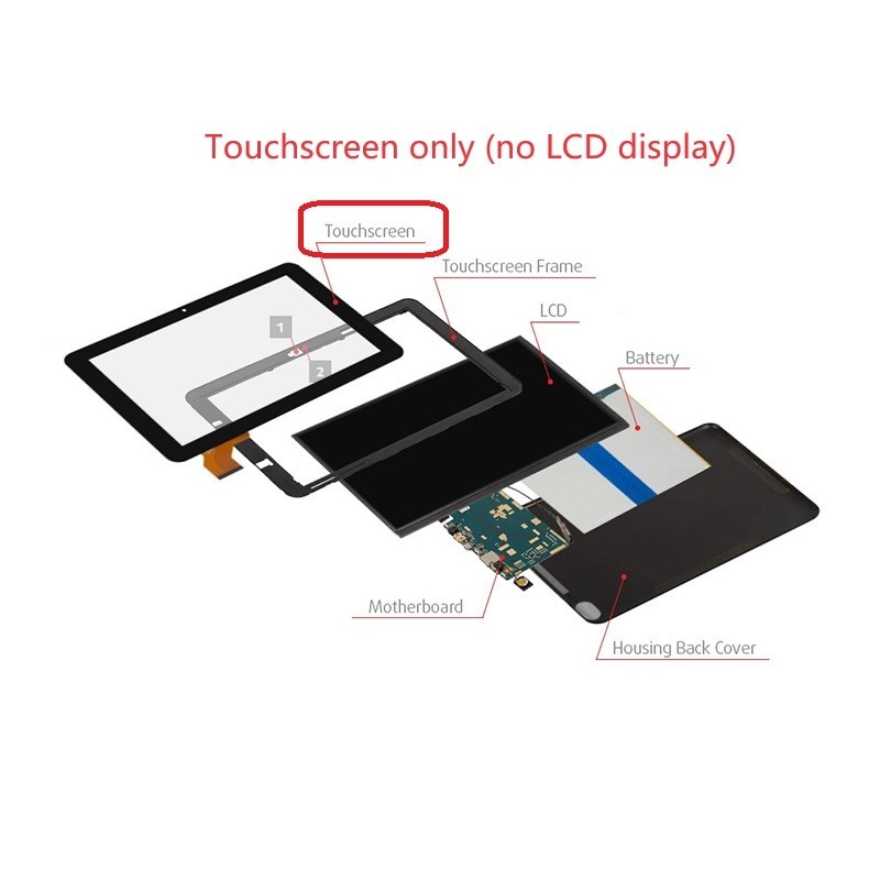 8 inch Touch Screen Panel Digitizer Glass For CENAVA W88