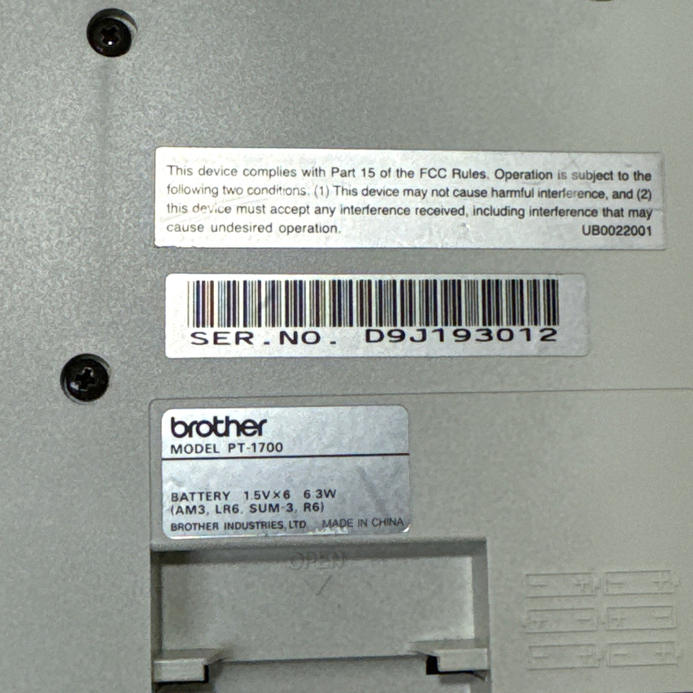 Brother P-Touch Wireless Label Maker printer Electronic works batteries included