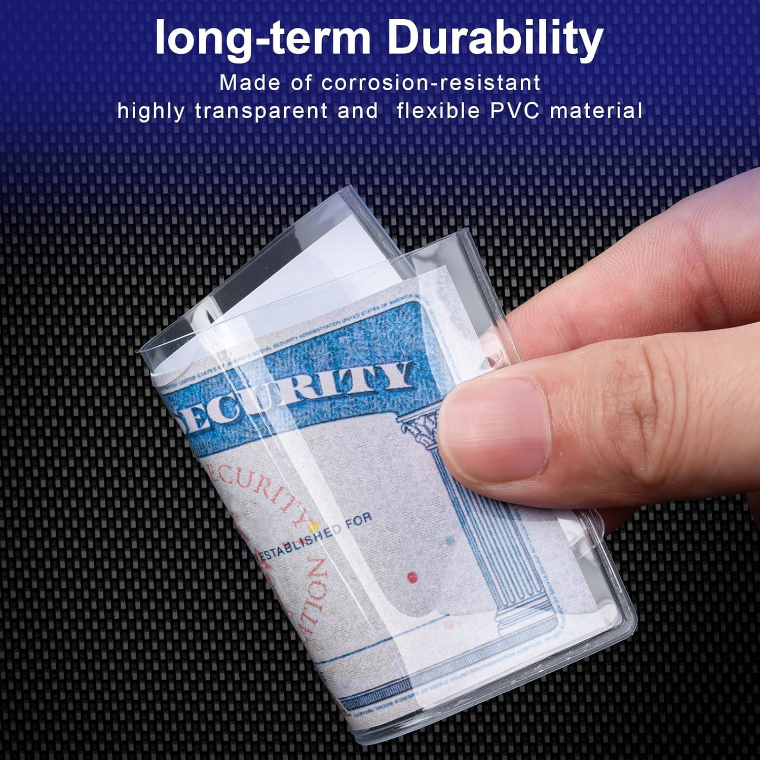 10 Pack Social Security Card Protector Medicare New Credit Card Holder,24 Mil So
