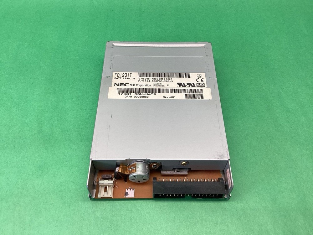NEC FD1231T Beige 3.5” Internal Desktop Floppy Disk Drive - UNTESTED