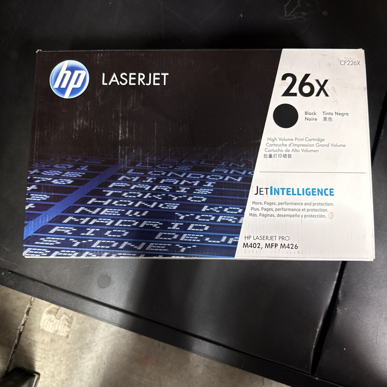 HP 26X Toner Black High-Yield Cartridge CF226X for LaserJet Pro M402 M426