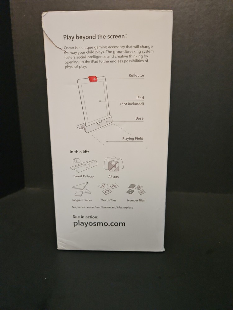 Osmo Genius Starter Kit for iPad Interactive Learning System Base Tiles Apps Etc