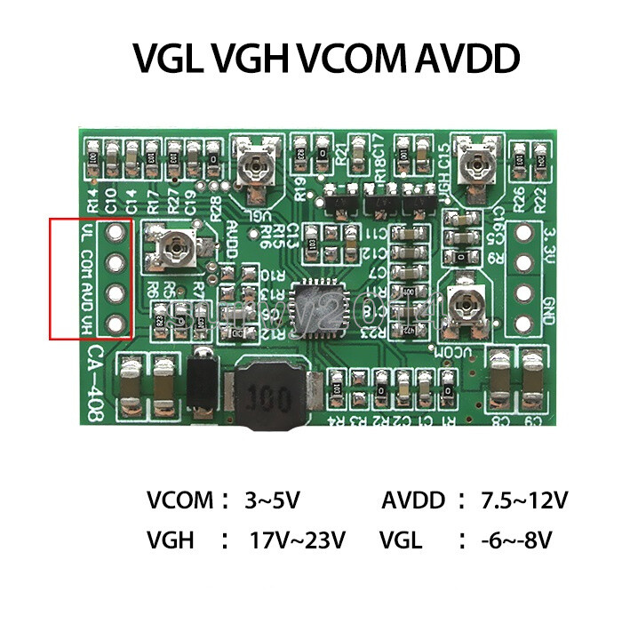 CA-408 CA-508 12v Boost Board Module 4-Channel Adjustable For LCD Screen