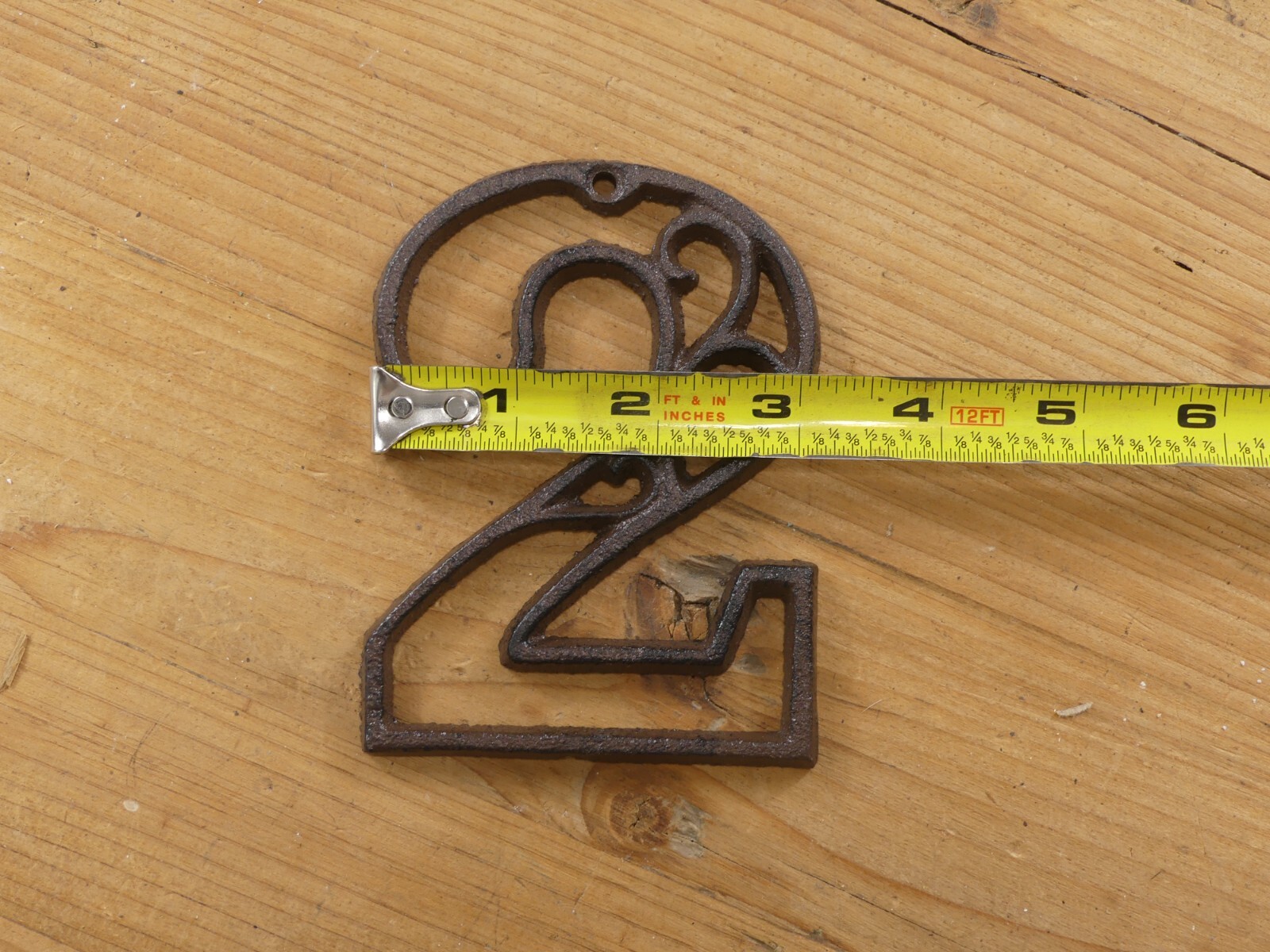 Metal House Numbers Street Address LARGE Rustic Cast Iron Pick #'s from 0-9 #