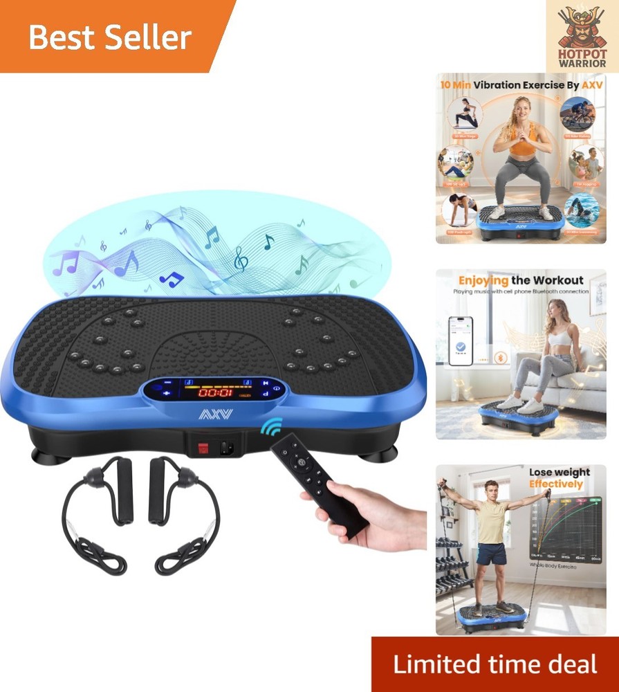 Bluetooth Connected Vibration Plate with Adjustable Speeds for Optimal Results