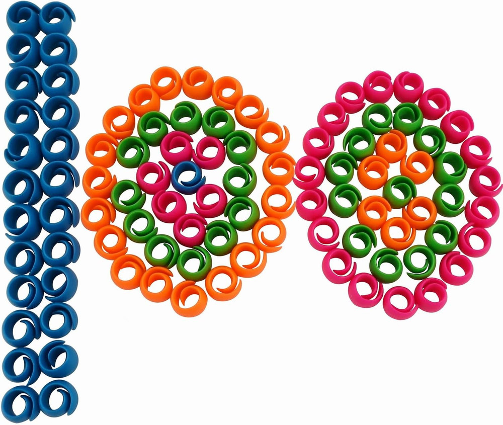 100Pcs Thread Spool Savers/Spool Huggers - Prevent Tails from Unwinding - No Loo