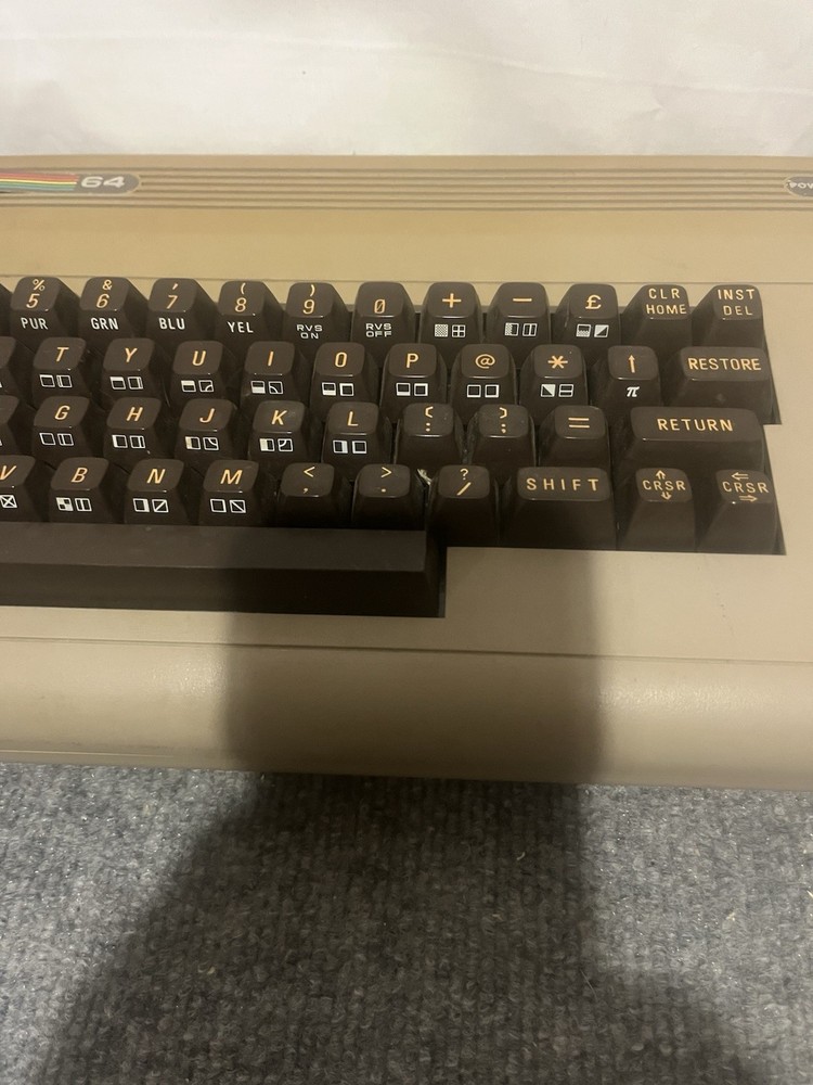 Vintage Commodore 64 With Power Supply Untested