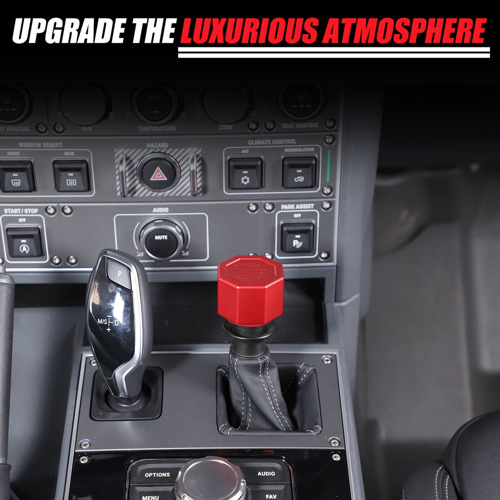 Replace Red Alloy Differential Lock Control Knob Head For Ineos Grenadier 2020+