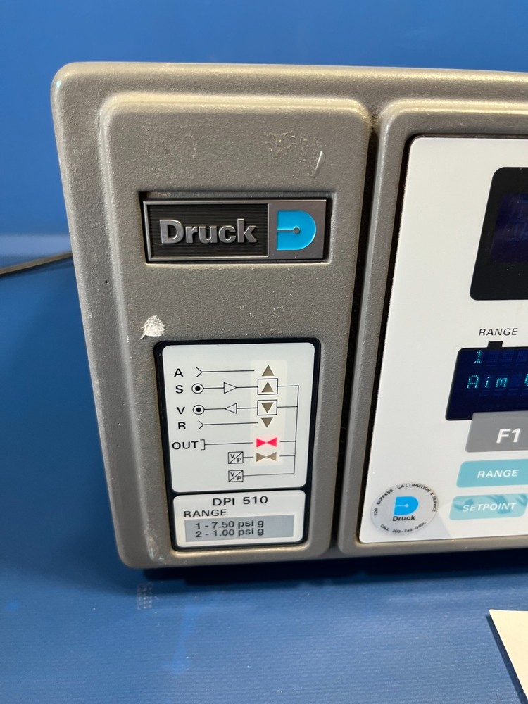 DRUCK DPI 510 PRECISION PRESSURE CONTROLLER CALIBRATOR