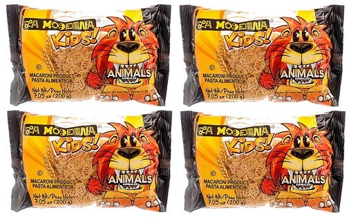 La Moderna Animals Animales Shape Pasta 4 Pack