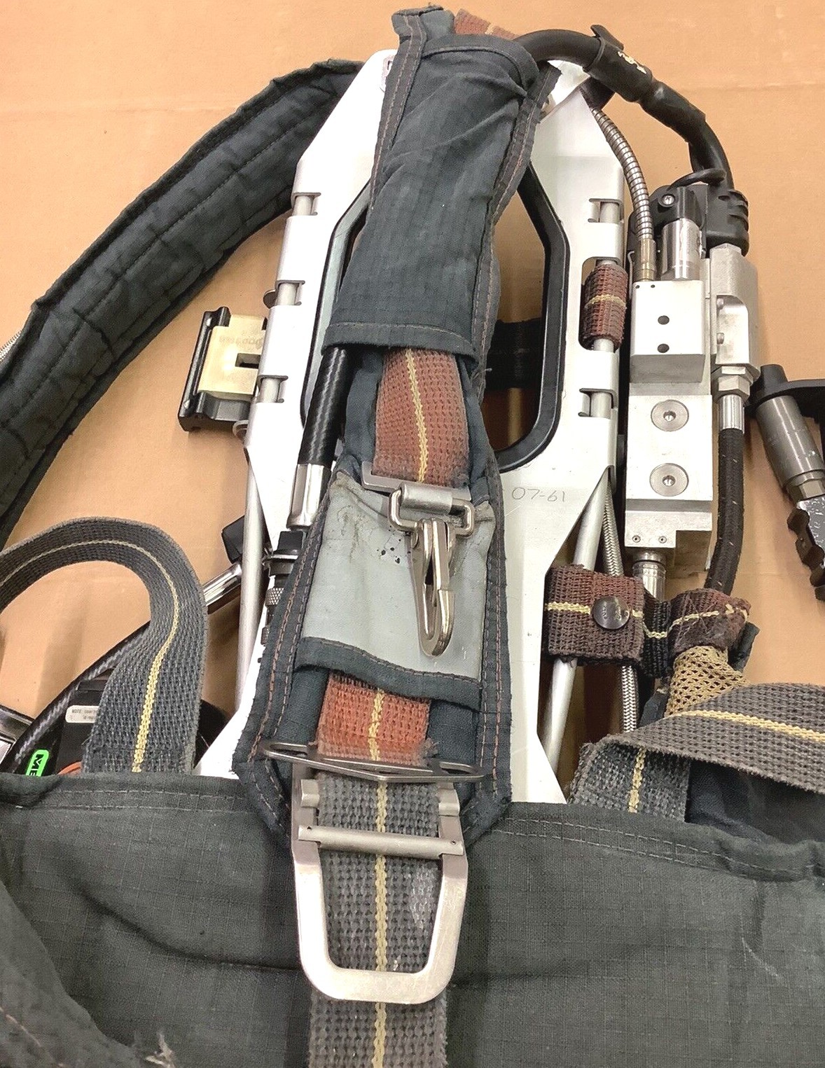 Scott 4.5 SCBA Harness w/AirPak Plus & EZ Flo Regulator & Air Supply Firefighter