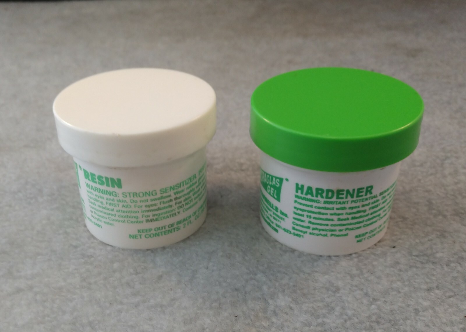 Brownells Acraglas Gel 4oz. Bedding Resin & Hardener Only & Instructions SAVE!!!