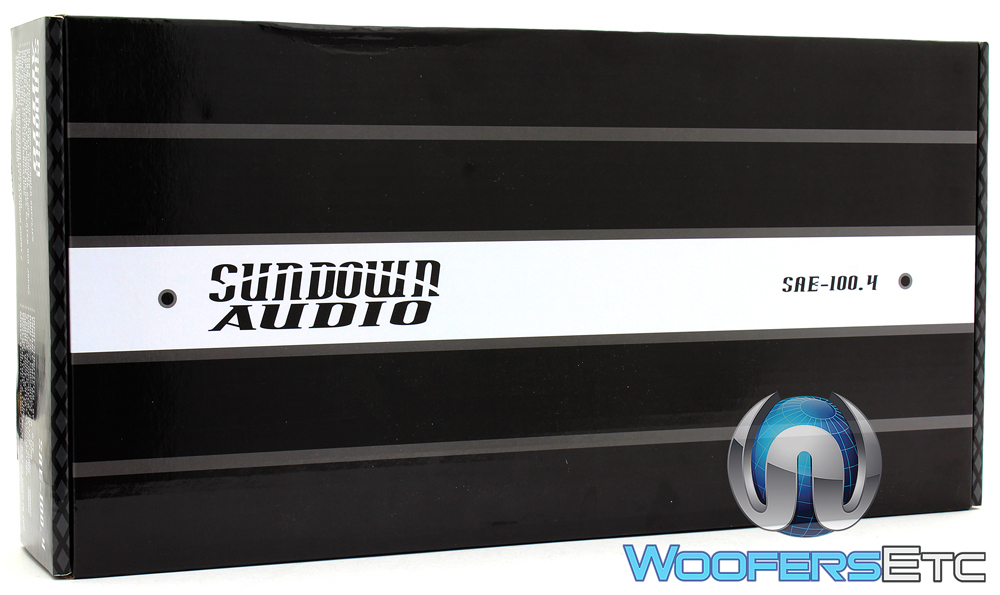 SUNDOWN AUDIO SAE-100.4 4-CHANNEL 600W RMS COMPONENT SPEAKERS TWEETERS AMPLIFIER