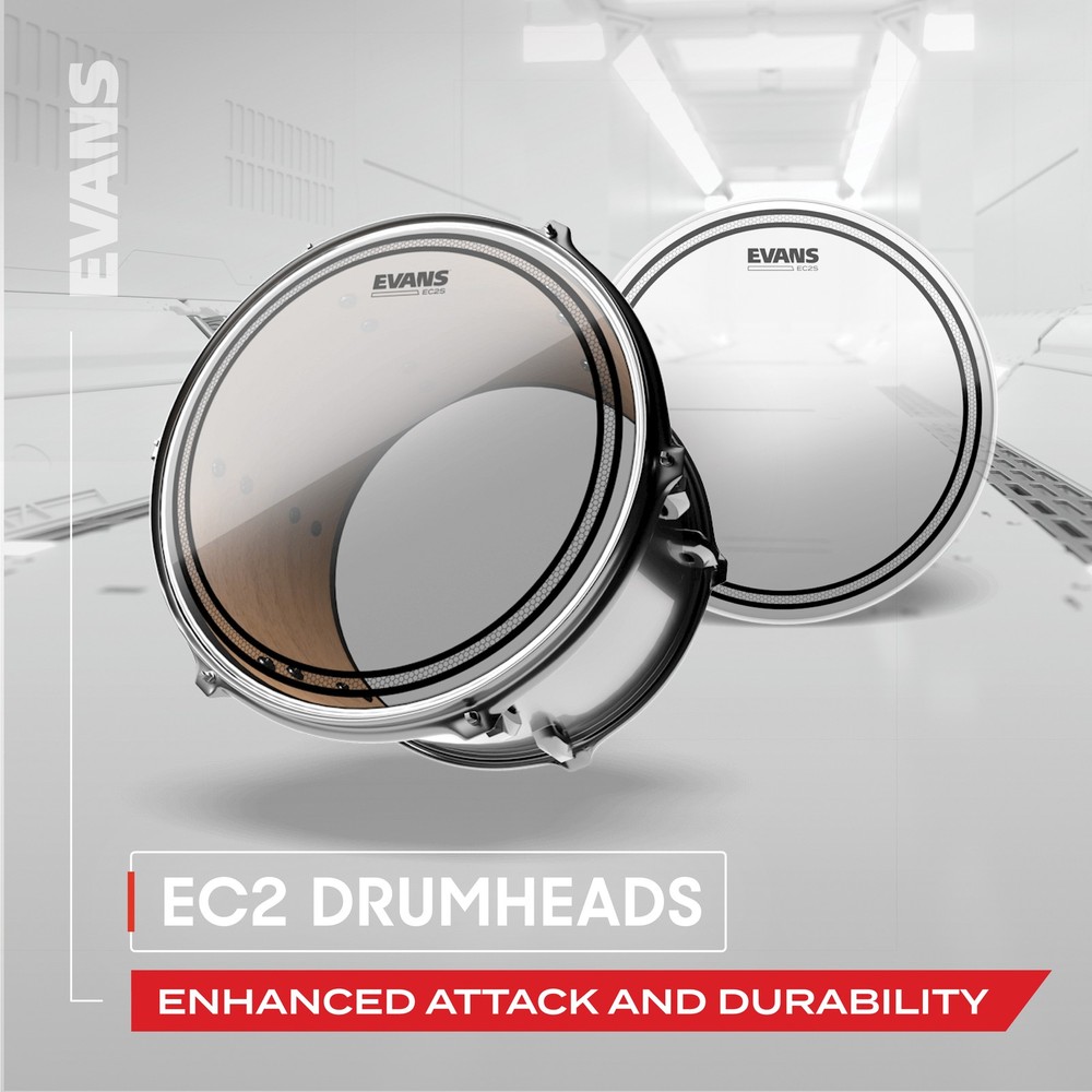 EVANS EC2 Coated Drum Head, 10 Inch