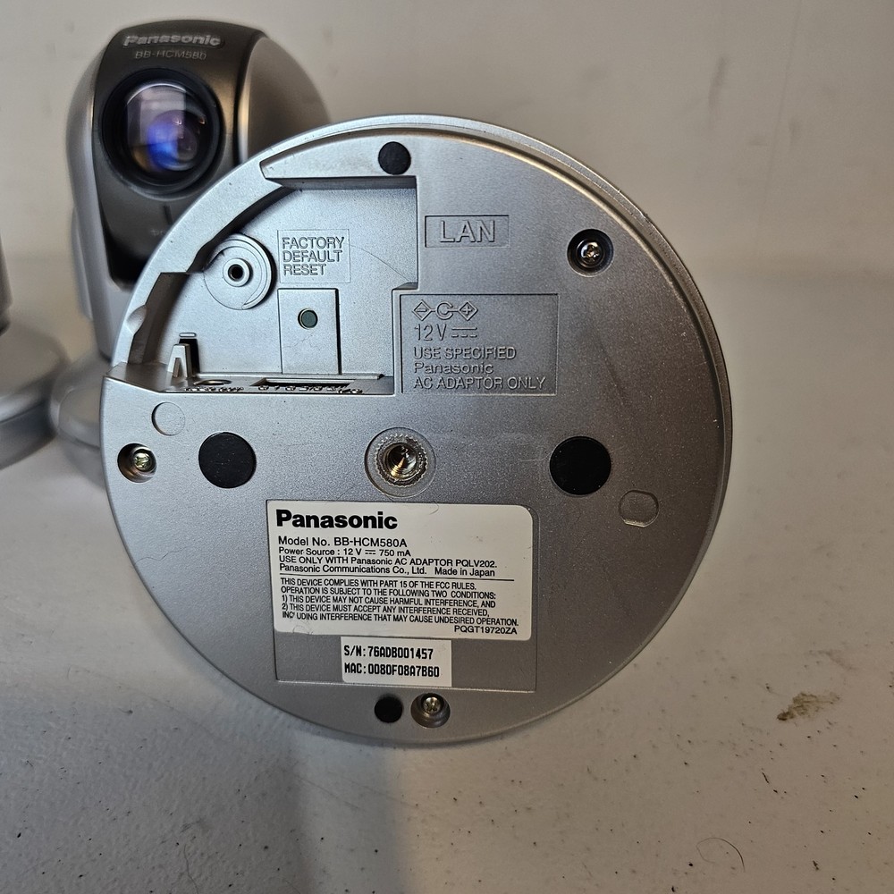 Panasonic BB-HCM580A Network Security Surveillance PTZ Camera 4 Count