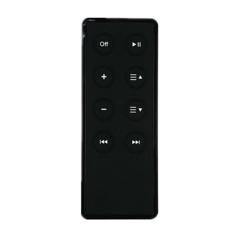 Long Battery Life Remote for Speaker Systems Wide Compatibility Plastic Texture