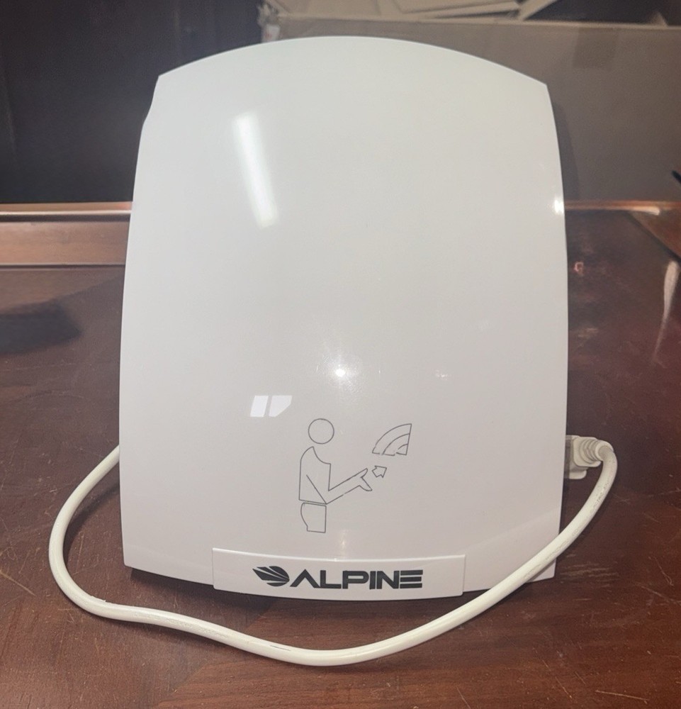 Alpine Hazel Hand Dryer Automatic 110 Volt/120 Volt Wall Mounted White
