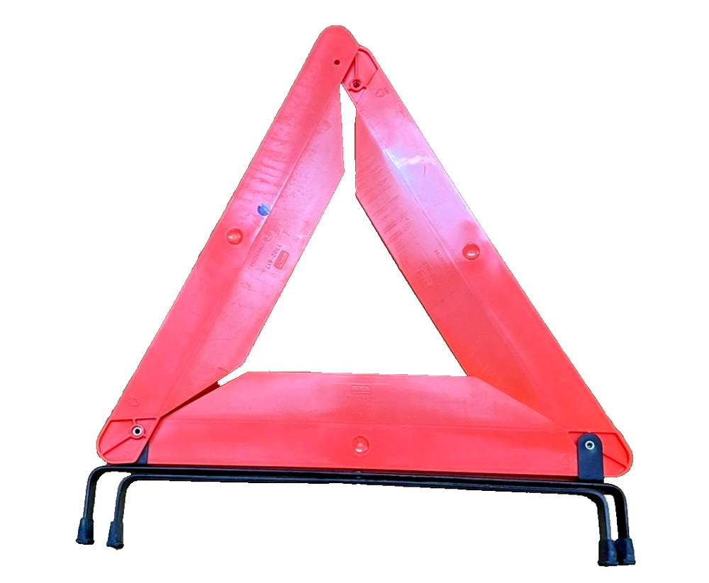 Reflective Warning Sign Foldable Triangle Car Hazard Breakdown EU Emergency
