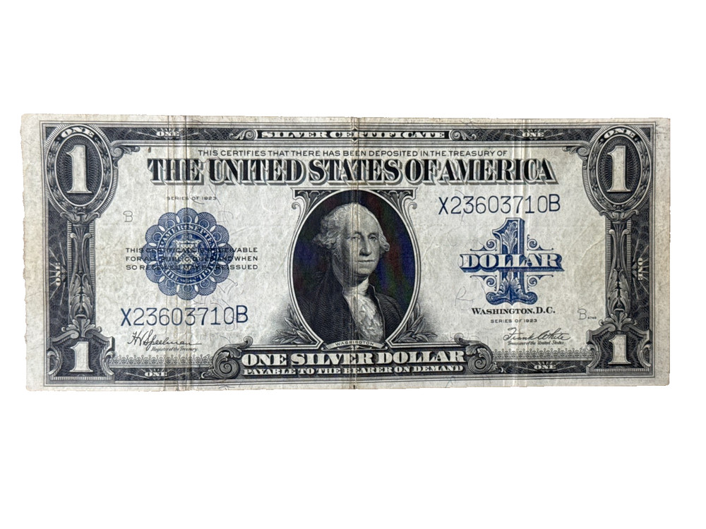 1923 $1 SILVER CERTIFICATE GREAT CONDITION.