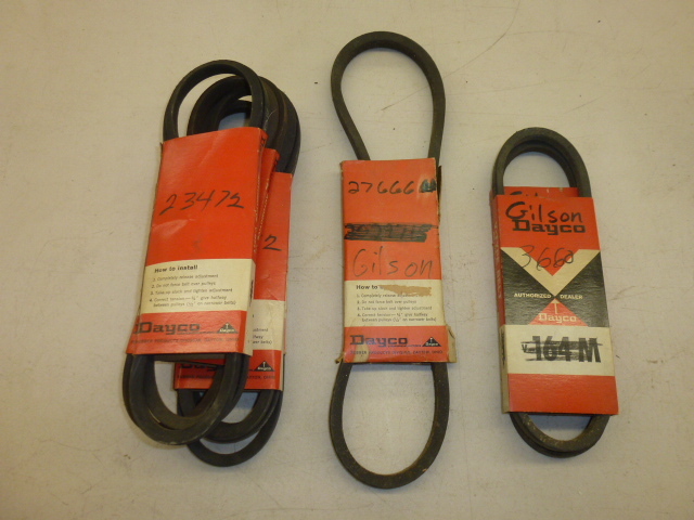 NEW! ASSORTED GILSON V-BELT / YOU PICK THE SIZE!