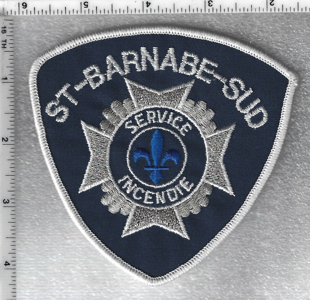 St-Barnabe-Sud Service Incendie (Quebec, Canada) Shoulder Patch